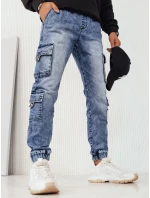 Pánske bojové nohavice modré FashionStreet UX4229 Pánske bojové nohavice modré FashionStreet UX4229