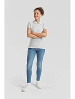 LadyFit 65/35 Polo Dámské piqué polo model 22426810 heather grey - Fruit of the Loom
