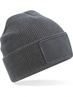 B 540 Pletená čepice Thinsulate™ Patch model 22433444 graphite grey - Beechfield