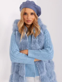 Czapka AT CZ model 18949397 ciemny niebieski - FPrice