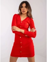 Šaty RV SK model 17035154 červená - FPrice Šaty RV SK model 17035154 červená - FPrice