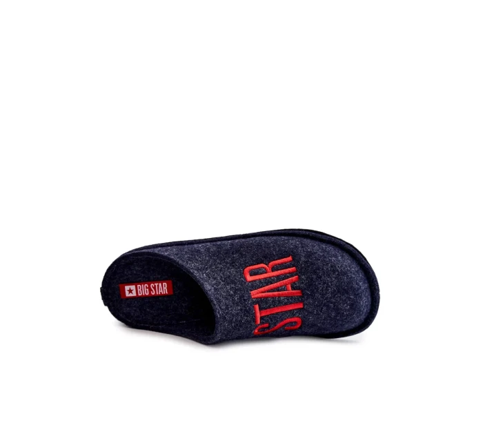 Klasické pánske papuče Big Star KK176002 Navy blue