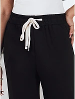 Dámské tepláky butter wide leg LOOSIS black FashionStreet UY2401