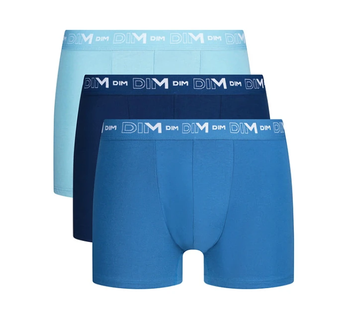 Pánské boxerky 3 ks DIM COTTON STRETCH BOXER 3x - DIM - světle modrá Pánské boxerky 3 ks DIM COTTON STRETCH BOXER 3x - DIM - světle modrá