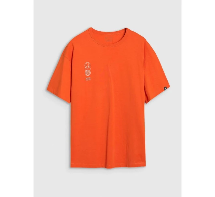 Pánské tričko oversize s potiskem model 21436916 pánské - 4F