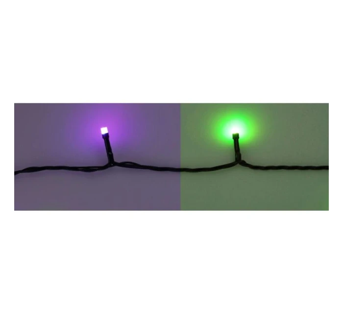 VIANOČNÝ STROMČEK SVETELNÁ REŤAZ 96 LED RGB S DIAĽKOVÝM OVLÁDANÍM