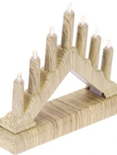 ADVENTNÝ KOSTOL 15.5x3.2x13.5CM 7 LED NAPÁJANÉ BATÉRIOU DETSKÉ