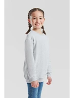 Fruit of the Loom Classic Kids Set-In Sweat Detská mikina 16.2041 heather grey Fruit of the Loom Classic Kids Set-In Sweat Detská mikina 16.2041 heather grey
