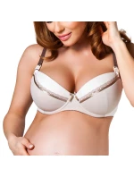 Kojící podprsenka Mama model 18030630 Latte U béžová - Alles Kojící podprsenka Mama model 18030630 Latte U béžová - Alles
