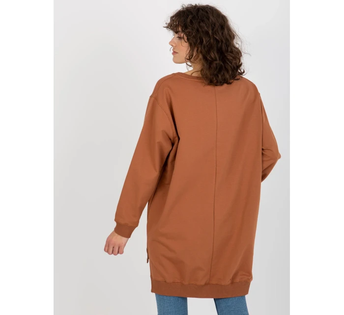 Mikina VI BL 3102.01P svetlo hnedá