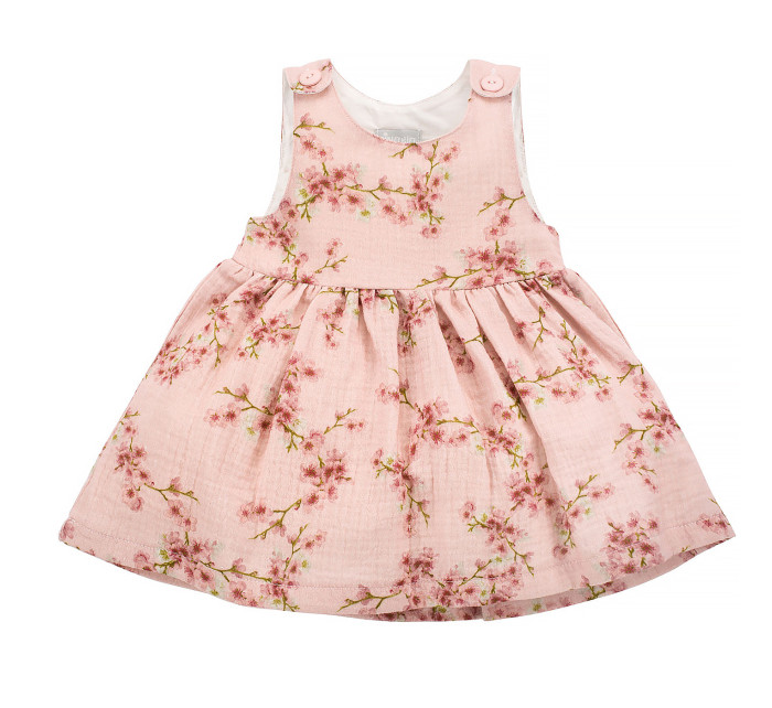 Pinokio Letné náladové šaty Pink Flowers