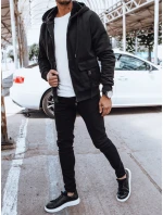 Pánská zateplená mikina na zip černá Dstreet model 21970387 - FashionStreet