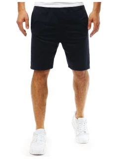 Pánské krátké teplákové šortky tmavě modré Dstreet model 21977343 - FashionStreet