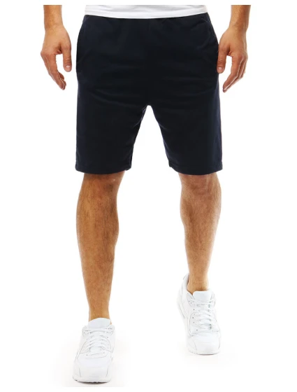 Pánské krátké teplákové šortky tmavě modré Dstreet model 21977343 - FashionStreet
