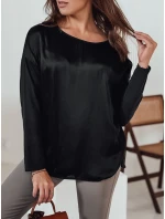 SILKINEA dámska blúzka oversize s príveskom čierna FashionStreet RY2668
