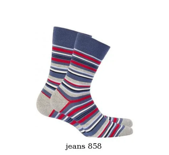 Pánske ponožky Wola Perfect Man vzorované W 94N03 Casual