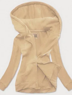 Béžová dámská sportovní mikina model 21389922 - J.STYLE