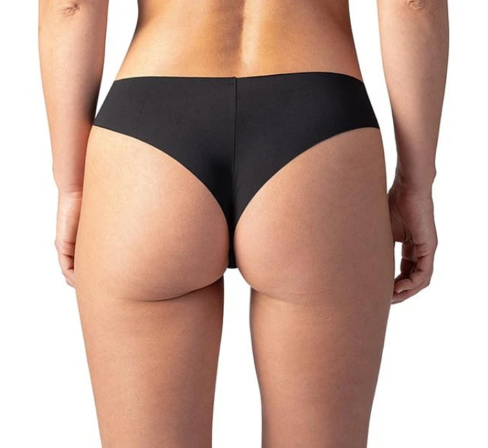 Dámske bezšvové nohavičky INVISIBLE BRAZILIAN - BELLINDA - čierna