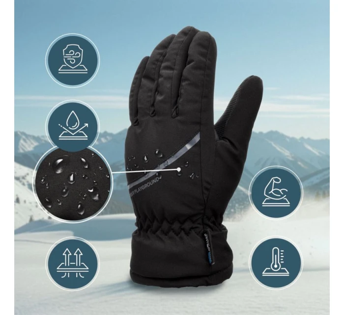 Zimní rukavice model 21811707 M černé - Meteor Zimní rukavice model 21811707 M černé - Meteor