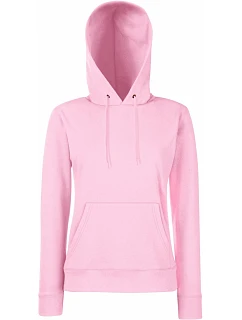 Fruit of the Loom Classic Lady-Fit Hooded Sweat Dámska mikina s kapucňou 16.2038 svetloružová