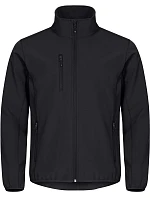 Clique Classic Softshell Jkt M Pánská 3-vrstvá softshellová bunda 67.0910 black