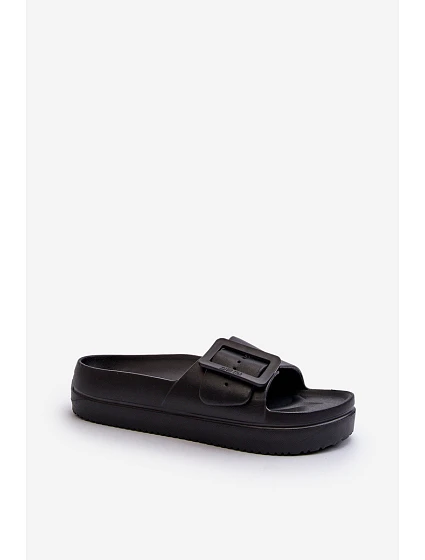 Dámské Pěnové Žabky Na Platformě S Big Star Černé model 21654891 - Big Star Shoes