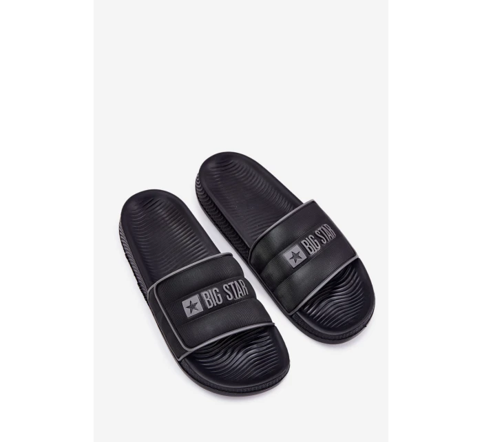 Męskie Klapki Big Star RR174A043 Czarne