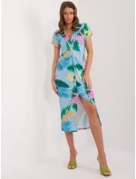 Sukienka DHJ SK  jasny niebieski model 20095153 - FPrice