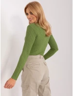 Sweter PM SW model 18900662 khaki - FPrice Sweter PM SW model 18900662 khaki - FPrice