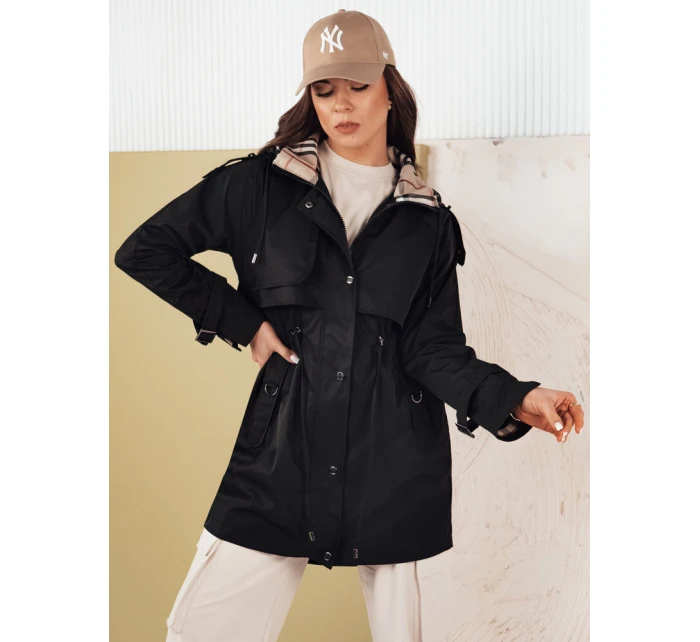Dámská přechodná bunda parka černá Dstreet model 21975172 - FashionStreet