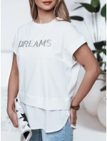 Dámske tričko DREAMY ecru FashionStreet RY2521