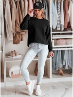 Dámska mikina LUMIVIA black FashionStreet BY1369 Dámska mikina LUMIVIA black FashionStreet BY1369
