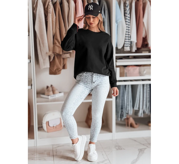 Dámska mikina LUMIVIA black FashionStreet BY1369 Dámska mikina LUMIVIA black FashionStreet BY1369