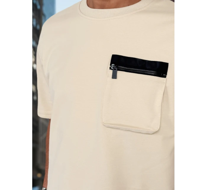 Pánska khaki tepláková súprava Dstreet AX0809