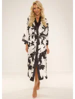 De Lafense 734 Brianna S-2XL dámske dlhé negližé