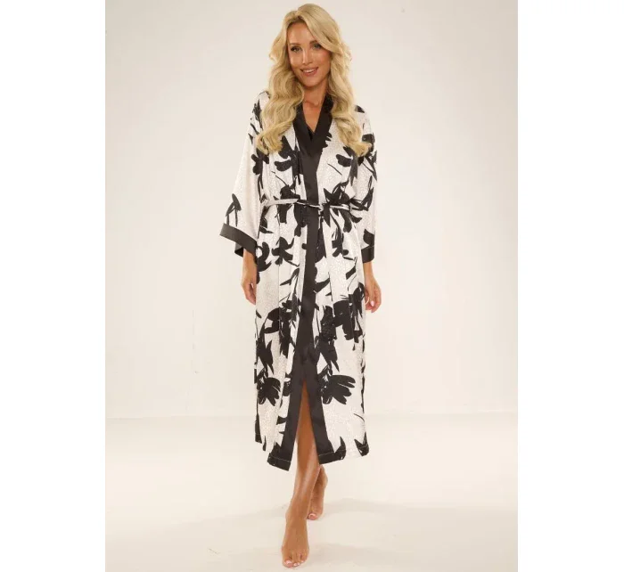 De Lafense 734 Brianna S-2XL dámske dlhé negližé