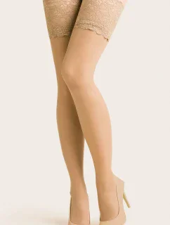Samodržiace pančuchy calze Exclusive neutro - GABRIELLA