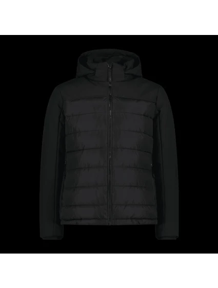 pánská zimní bunda s kapucí sportovní zateplená černá model 21350670 pánské - CMP