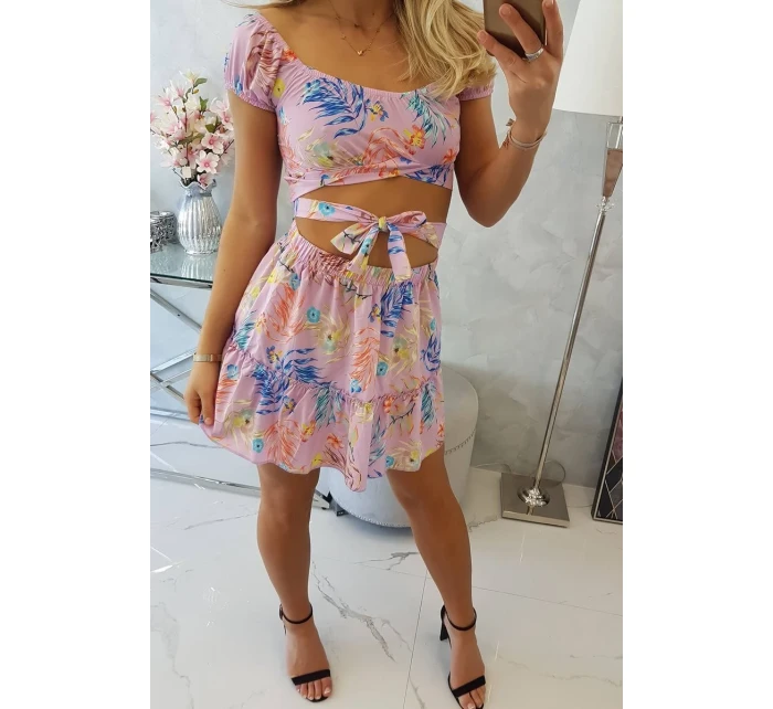 Fialová květinová sada