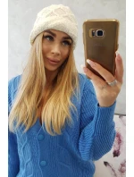 Fleecová čepice Roma ecru model 18749867 - K-Fashion Fleecová čepice Roma ecru model 18749867 - K-Fashion