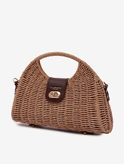 Pletená Malá Kabelka S  Hnědá model 22111716 - Flora&Co