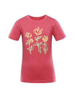 Detské bavlnené tričko ALPINE PRO BIGERO calypso coral variant pa