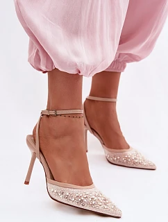 Sandále na podpätku model 226511 Vykročte štýlovo