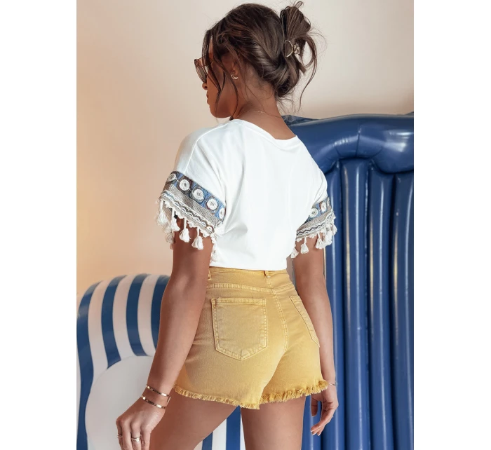 Dámské šortky žluté Dstreet model 21977820 - FashionStreet