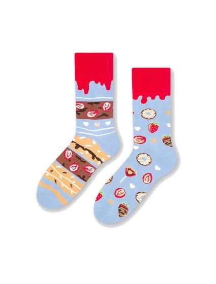 Ponožky Viac 079 Hearts pánske asymetrické 39-46