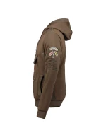 Geographic Norway Gymclass DB 054 M WW2487H/GN-Brown Mikina Geographic Norway Gymclass DB 054 M WW2487H/GN-Brown Mikina