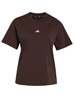 Dámské tričko adidas Essentials Small Logo, hnědé, KX0795 Dámské tričko adidas Essentials Small Logo, hnědé, KX0795