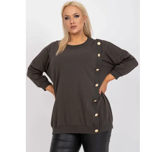 Blúzka RV BZ 7608.27 tmavá khaki