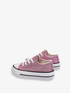 Dětské tenisky vázané Špinavě růžová Wella