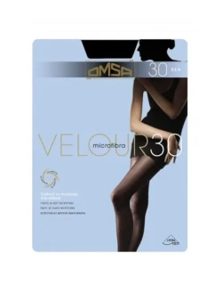 Dámske pančuchové nohavice Omsa Velour 30 deň XL